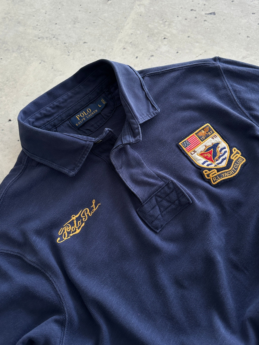Ralph Lauren RLYC Yacht Club Rugby Shirt (XL)