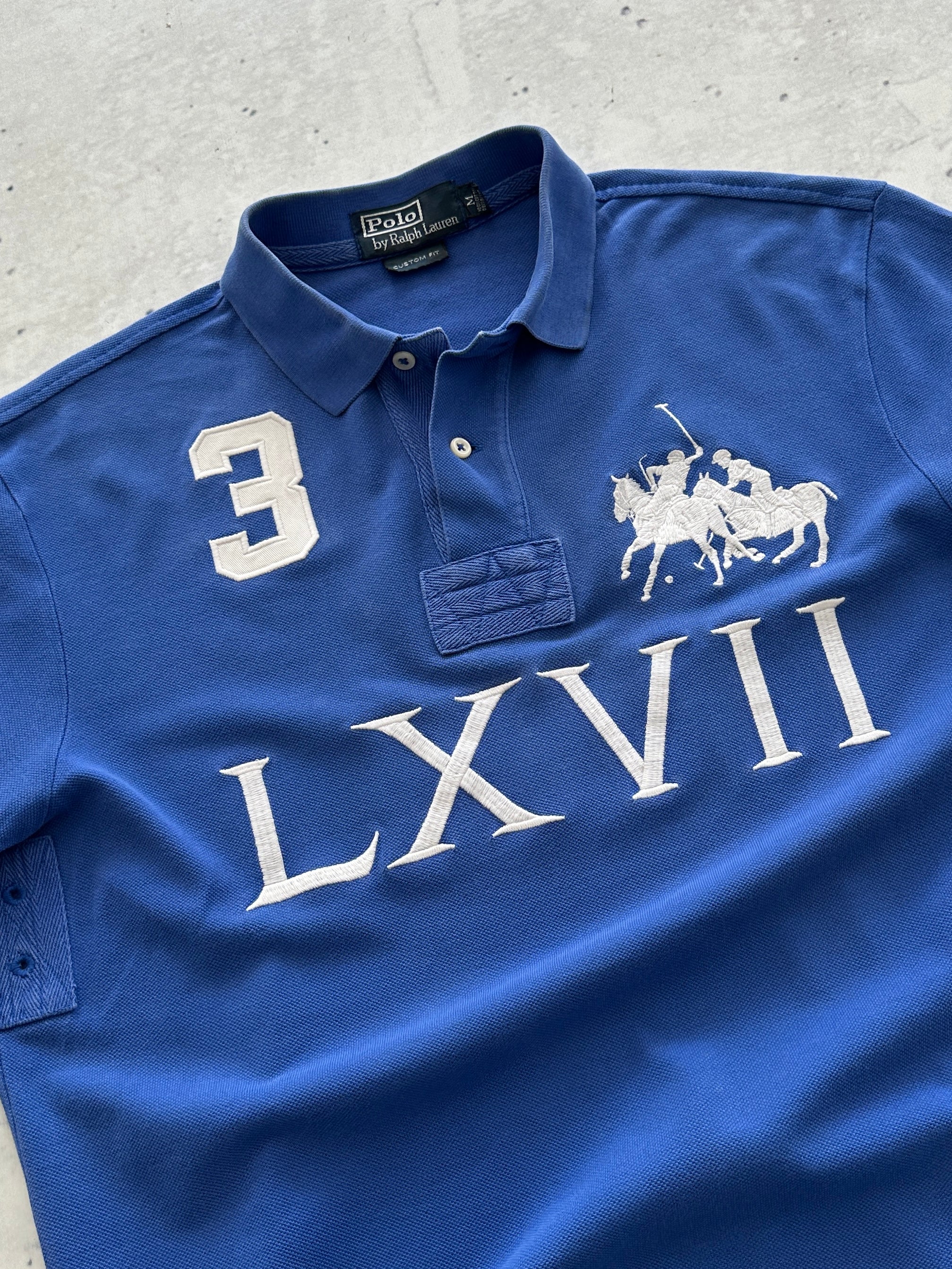 90's Ralph Lauren Big Logo Polo Shirt (M)