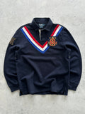 Ralph Lauren Embroidered Logo Heavyweight Rugby Shirt (L)