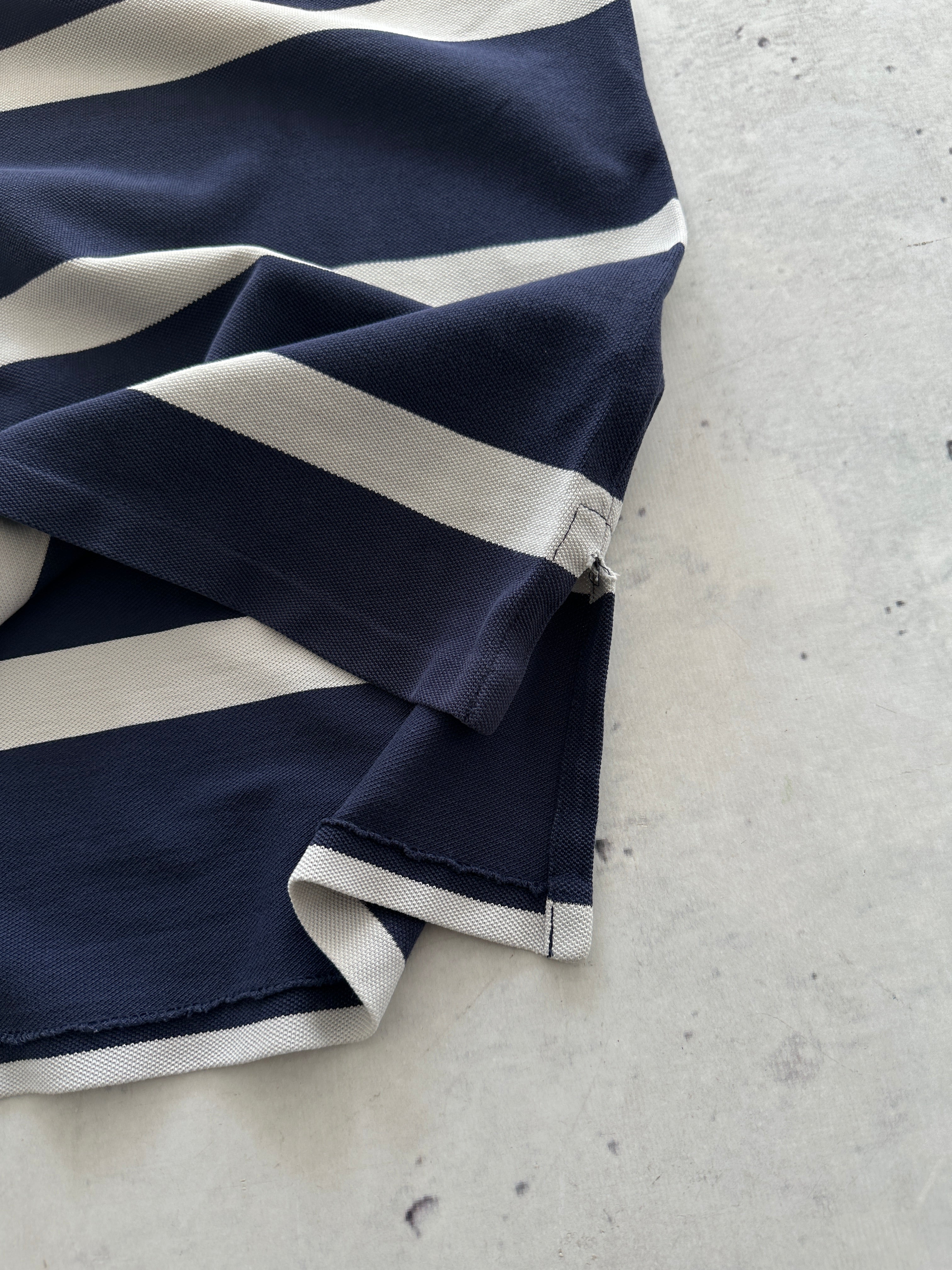 Ralph Lauren Big Logo Stripe Polo Shirt (L)