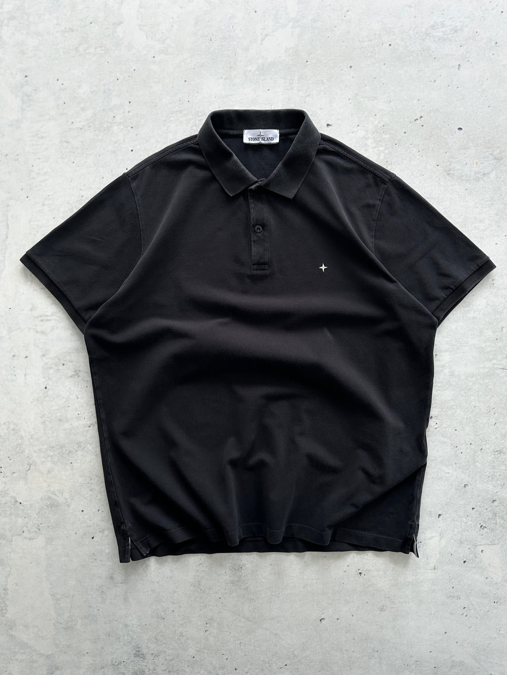 SS/22 Stone Island Embroidered Compass Polo Shirt (XXL)