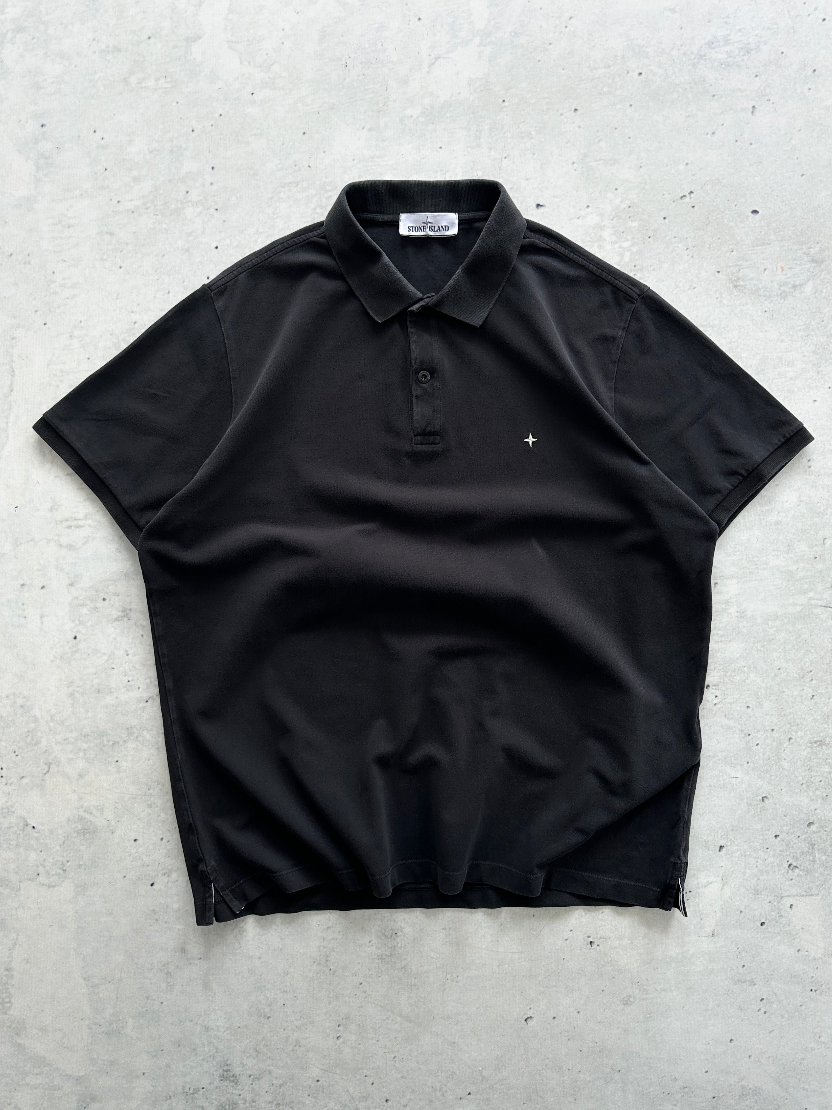 SS/22 Stone Island Embroidered Compass Polo Shirt (XXL)