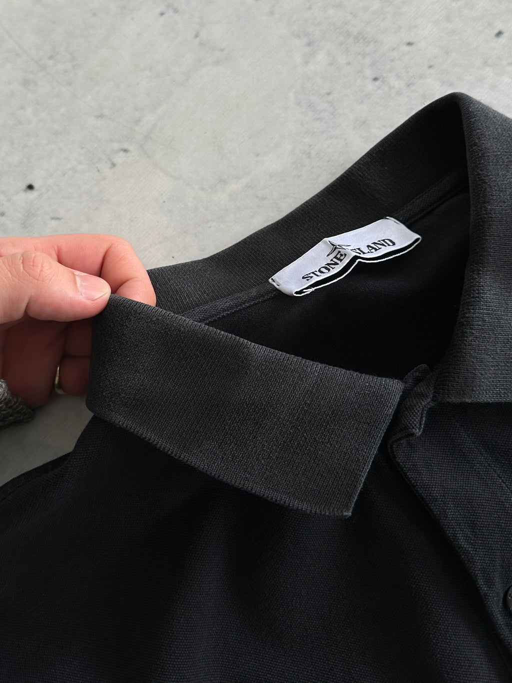 SS/22 Stone Island Embroidered Compass Polo Shirt (XXL)