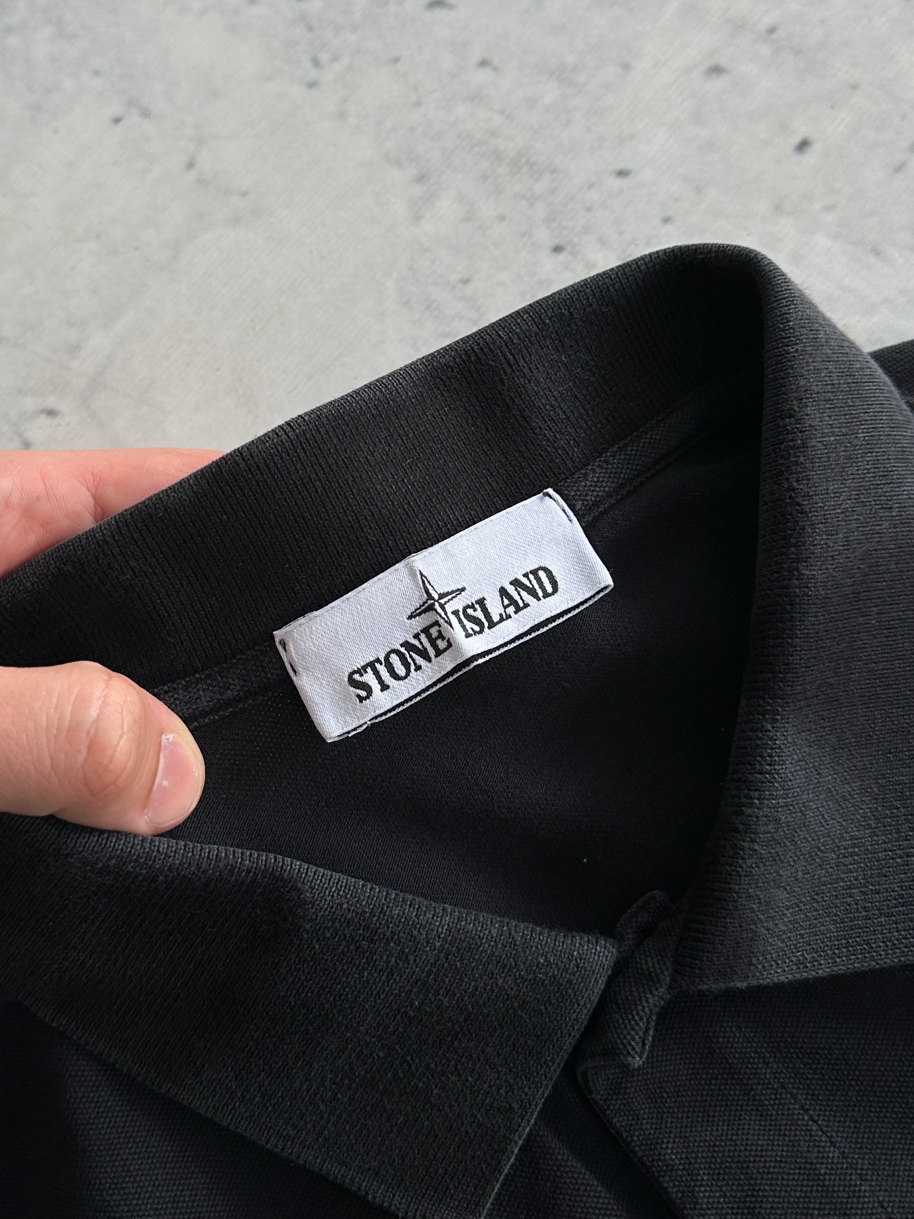 SS/22 Stone Island Embroidered Compass Polo Shirt (XXL)