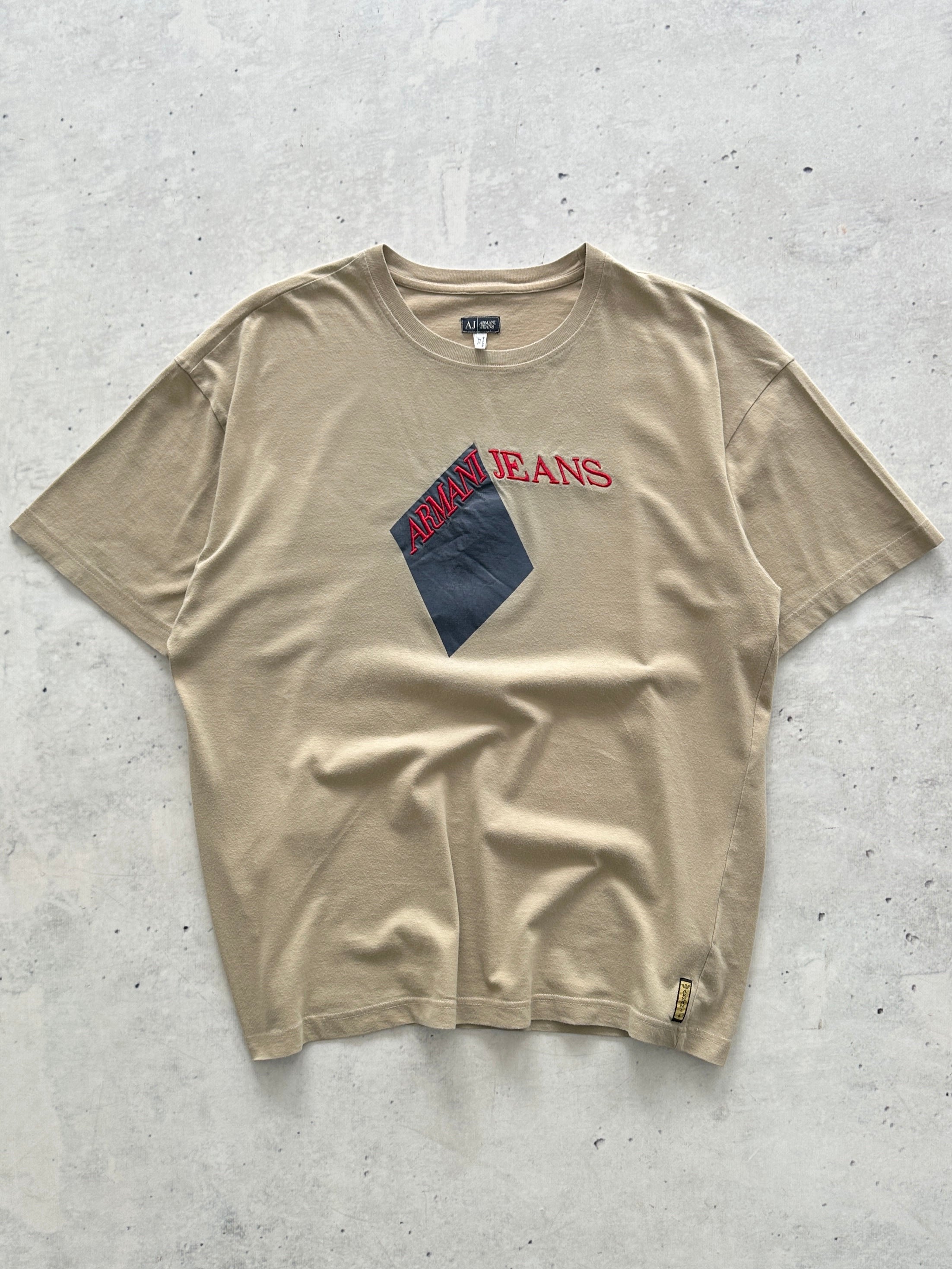 Armani Jeans Embroidered T Shirt (XL)