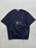 80's Chemise Lacoste Embroidered Tennis T Shirt (XL)