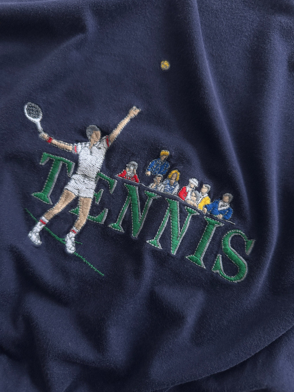 80's Chemise Lacoste Embroidered Tennis T Shirt (XL)