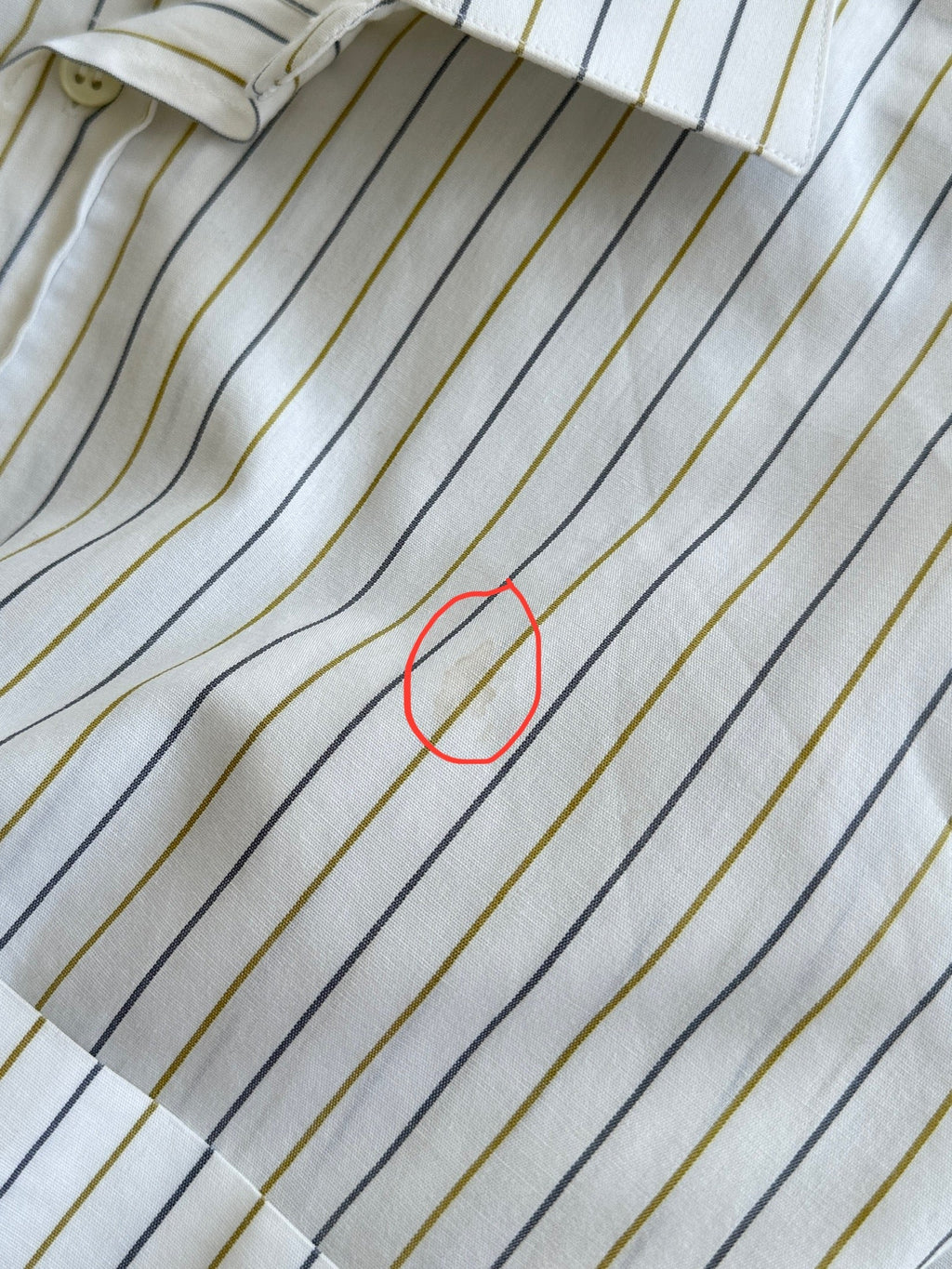 90's Valentino Chemises Vertical Stripe Long Sleeve Shirt (L)