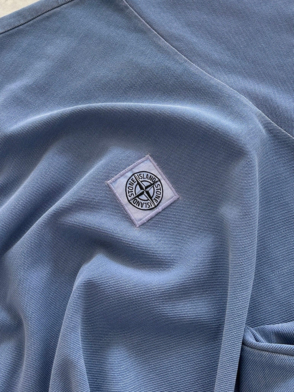 SS/19 Stone Island Patch Logo pique cotton T Shirt (M)