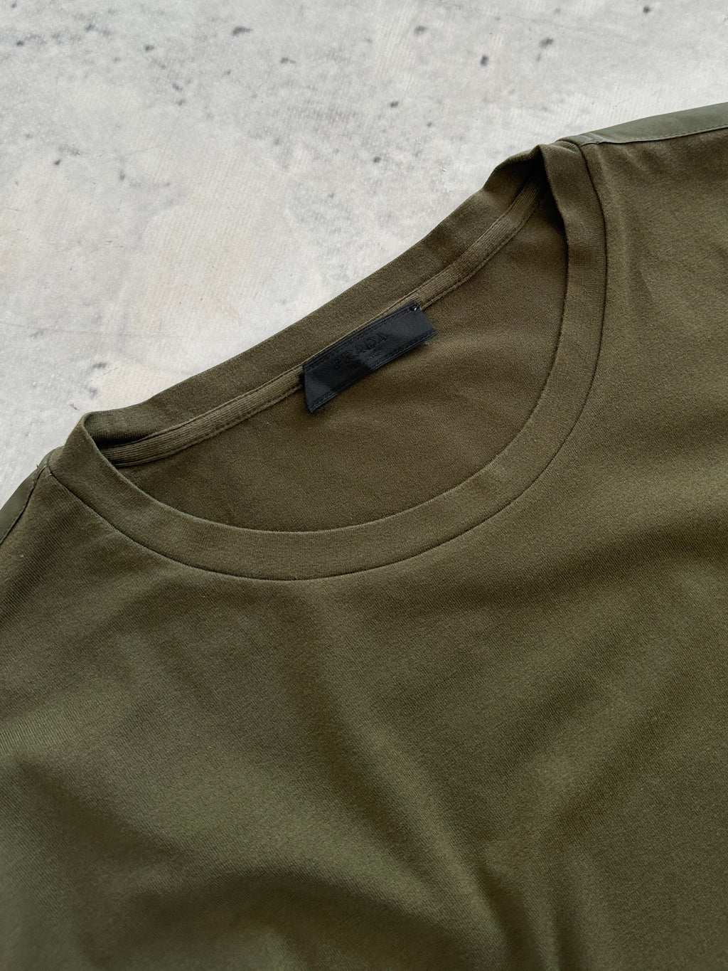Prada Nylon Pocket Long Sleeve T Shirt (XL)