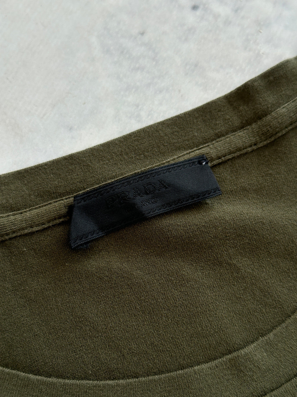 Prada Nylon Pocket Long Sleeve T Shirt (XL)