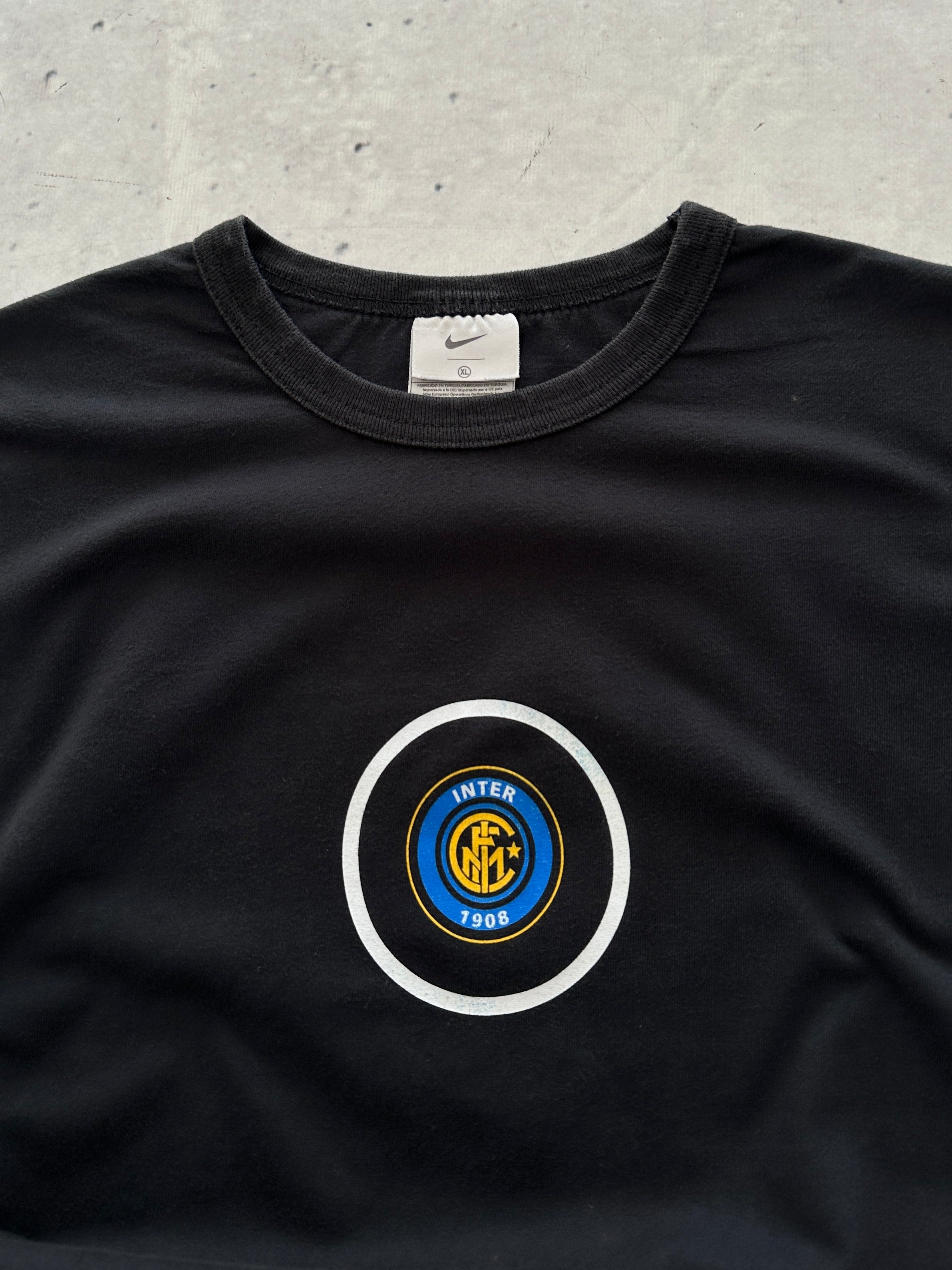 00's Inter Milan centre logo Nike T Shirt (XL)