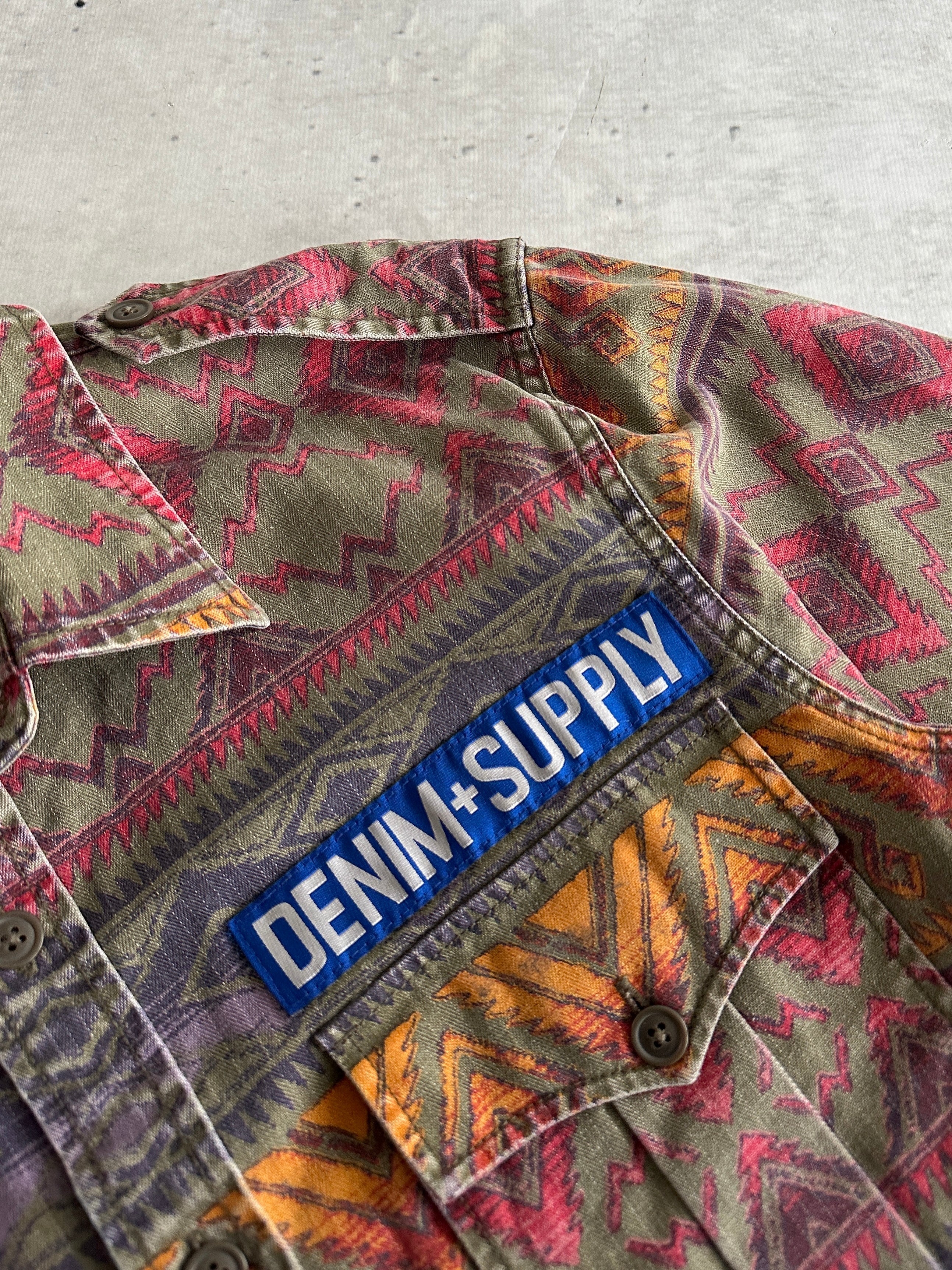 Ralph Lauren Denim & Supply Southwestern Aztec Overshirt (M)