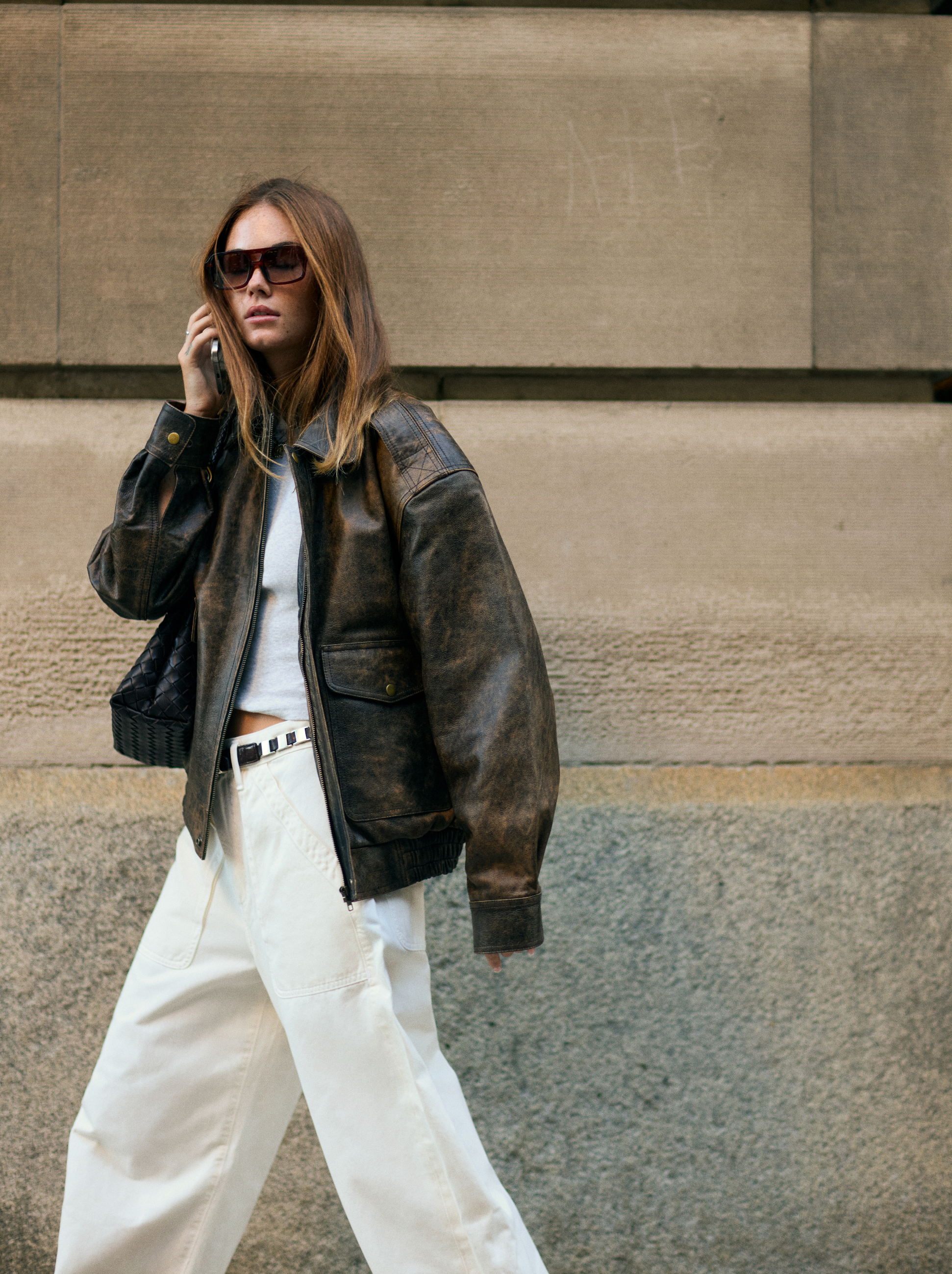 The Aviator Jacket - Brown