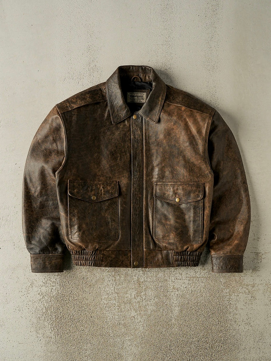 The Aviator Jacket - Brown